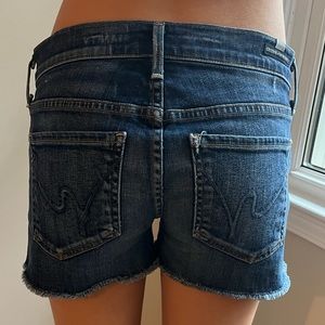 Citizen of Humanity Jean Shorts Sz 25